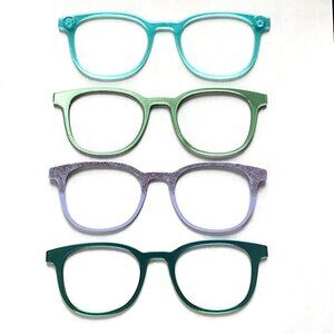 Set of 4 3D Printed Reese Magnetic Pair Eyewear Toppers-New!